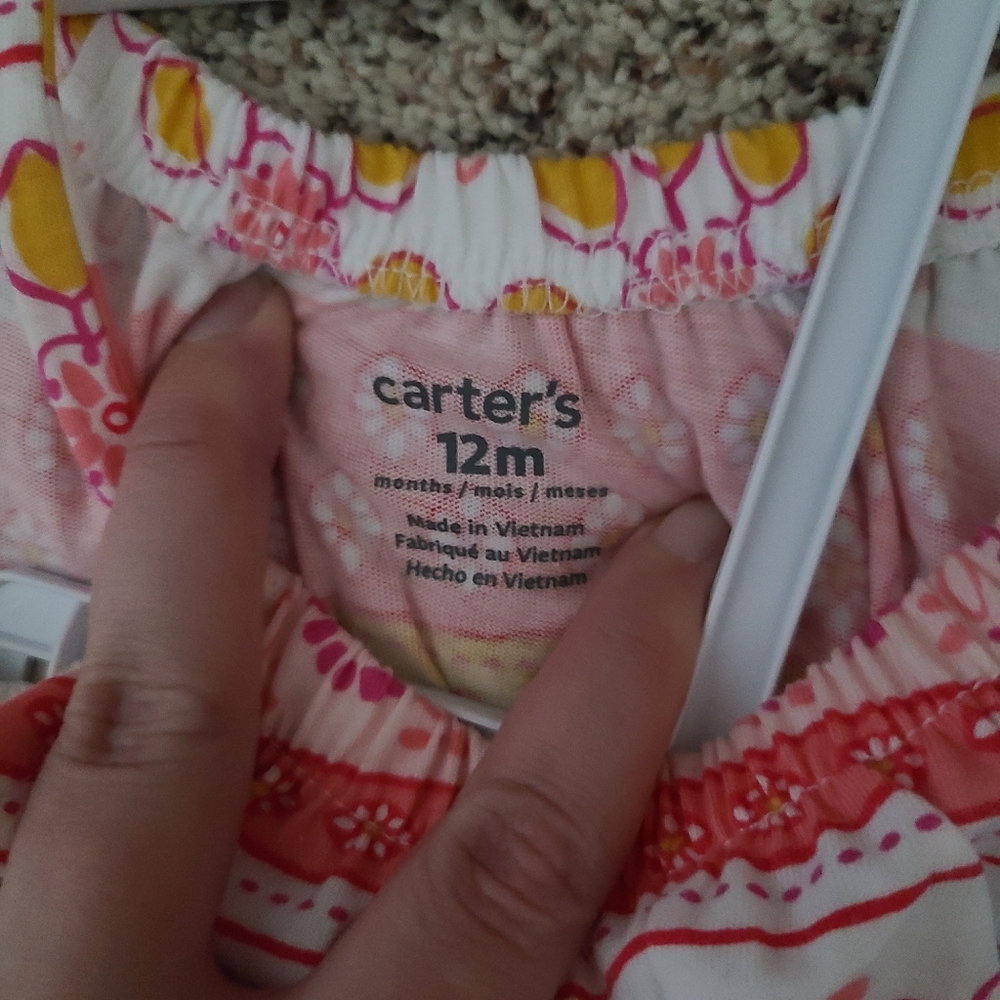 Baby Girl Carter's Mixed Print Tank Dress - Picture 4 of 4